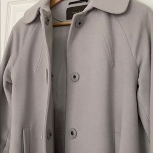 Tahari Grey Peacoat